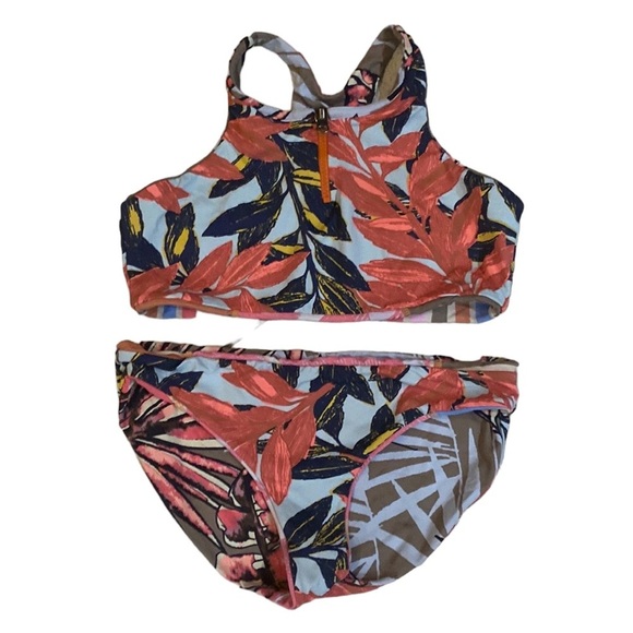 reversible floral bikini with diferentes prints multicolor - Picture 5 of 6